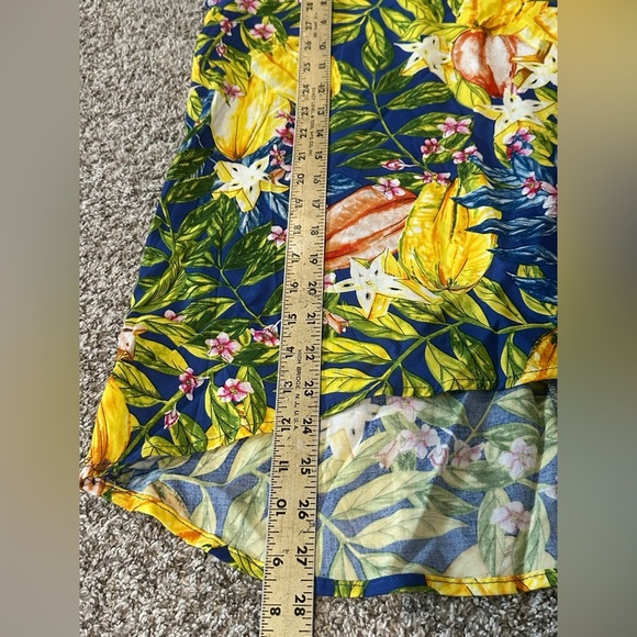 RACHEL RACHEL ROY - Tropical Hi-Lo Floral Blouse Medium‎ - Picture 8 of 8